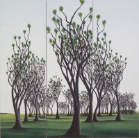 "Southern Wairarapa Tikouka Forest" - triptych 